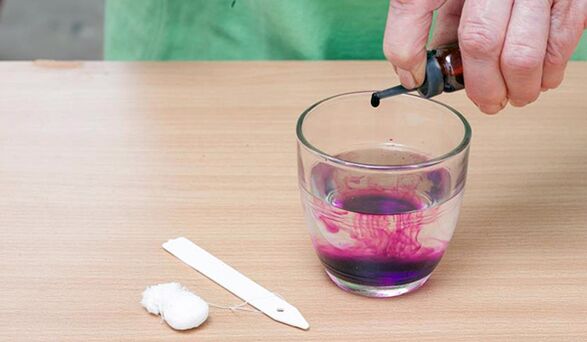 solution of potassium permanganate for washing with cystitis